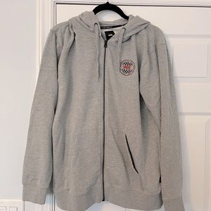 Vans Off The Wall Sweatshirt Hoodie Zip Up Mens Medium